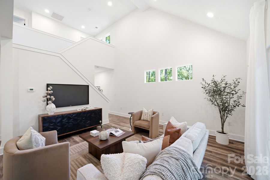Furnished interior view inside a new home in , Charlotte (Image 10).