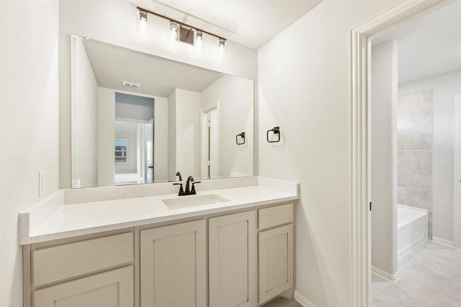 Furnished interior view inside a new home in Homestead at Daniel Farms Phase 2, DeSoto (Image 11). Furnished interior view inside a new home in Homestead at Daniel Farms Phase 2, DeSoto (Image 11).