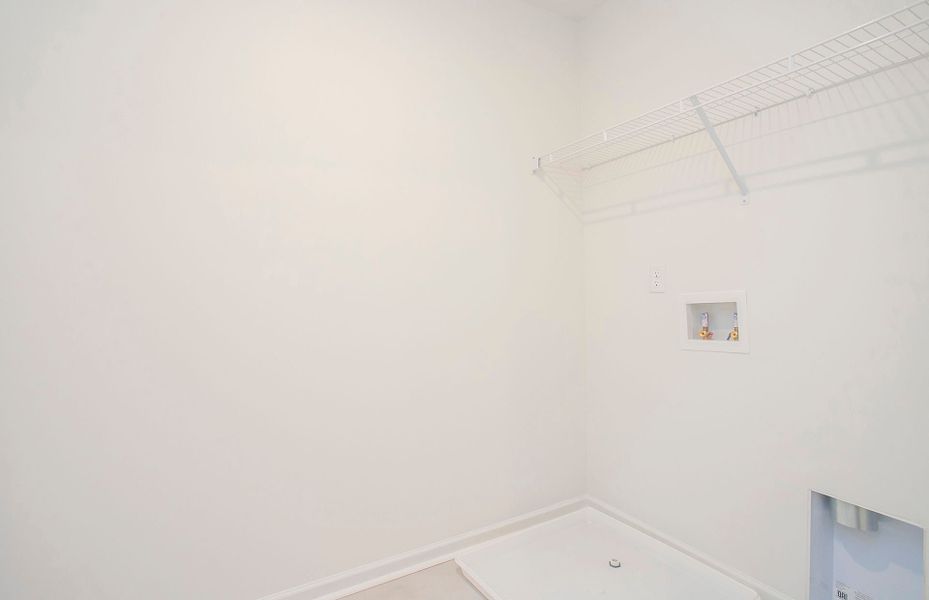 Homesite 96 Laundry in new home for sale at Copes Crossing