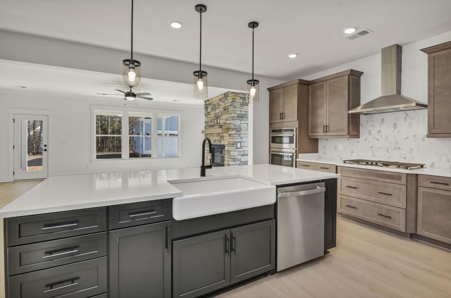 Furnished interior view inside a new home in Clubside Reserve at Summerlake, Lexington (Image 11).
