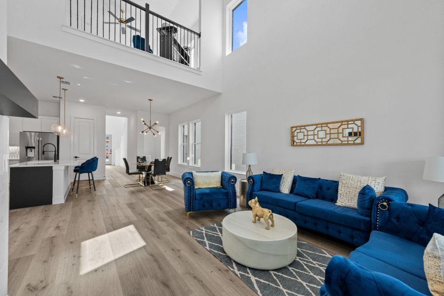 Representative furnished interior of a home built from the Plan 2 by Monarch Homes in Royal Court, Frisco (Image 18).