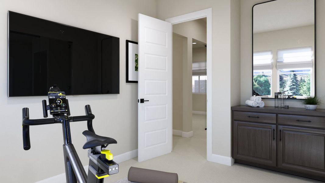 Representative furnished interior of a home built from the The Isleworth by Trumark Homes in RainDance, Windsor (Image 12).