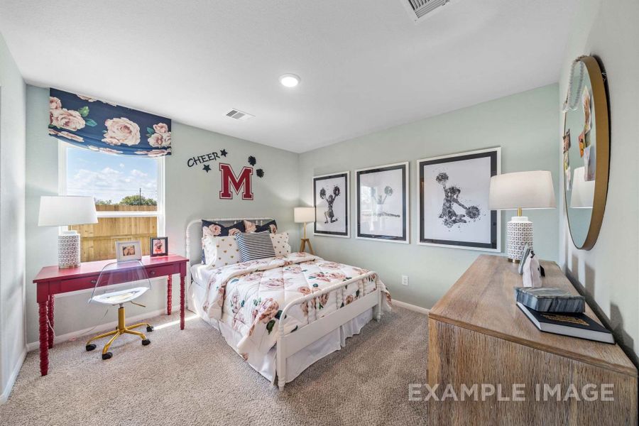 Representative furnished interior of a home built from the The Acadia with 3-Car Garage by Davidson Homes LLC in River Ranch Meadows, Dayton (Image 22).