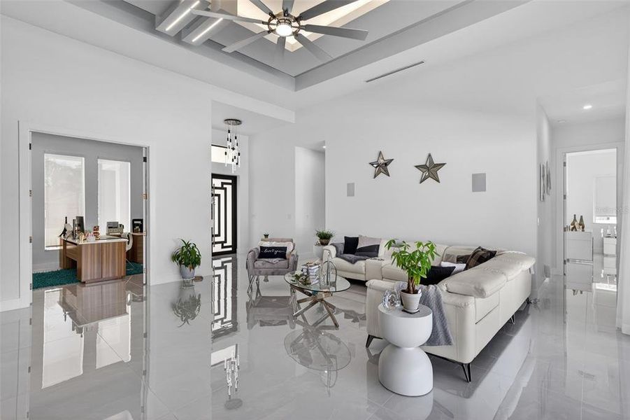 Furnished interior view inside a new home in , Cape Coral (Image 9).