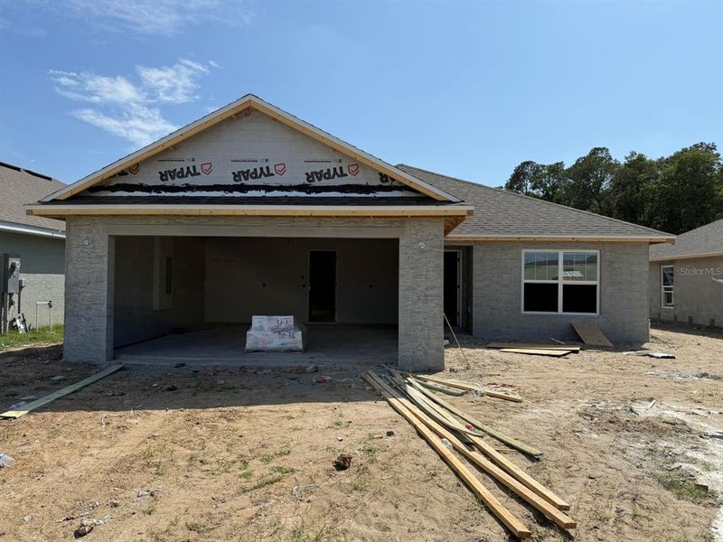 In-progress construction of a new home in West Oak, Ocala, FL (Image 3).