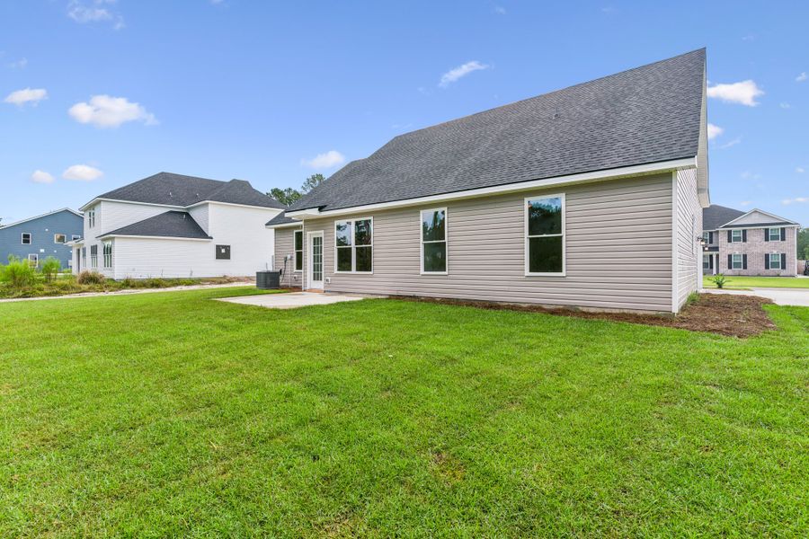 Exterior details and patio area of a home in NorthShore on the St. Marys River, Kingsland (Image 3).