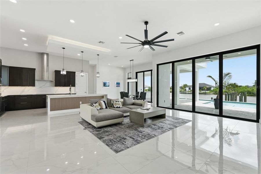 Furnished interior view inside a new home in , Cape Coral (Image 47).