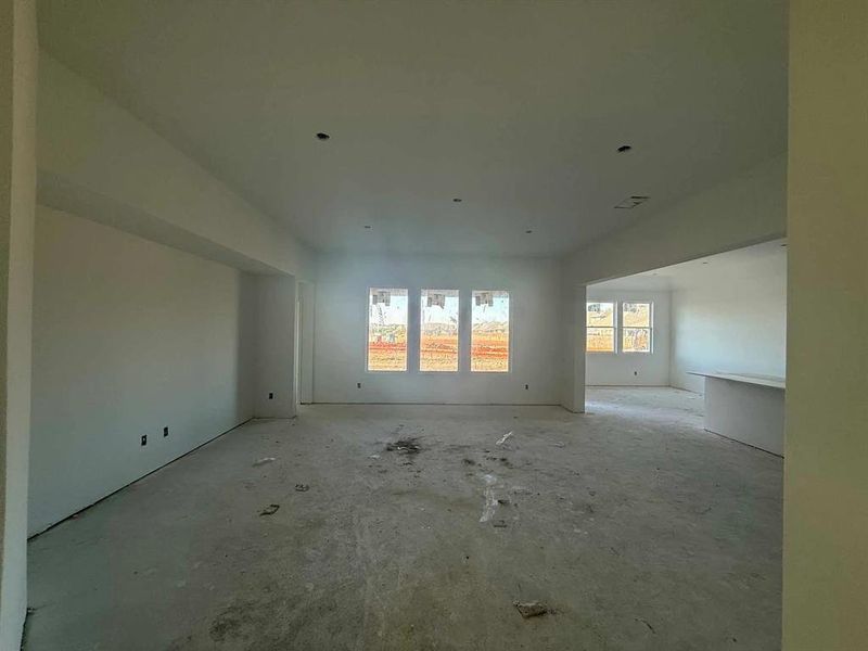 Family Room Construction Progress