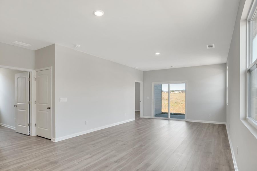 Representative unfurnished interior of a home built from the Jennings by D.R. Horton in Legacy Farms, White House (Image 19).