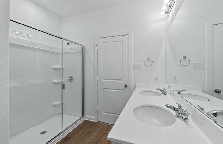 Furnished interior view inside a new home in Sonterra, Jarrell (Image 11).