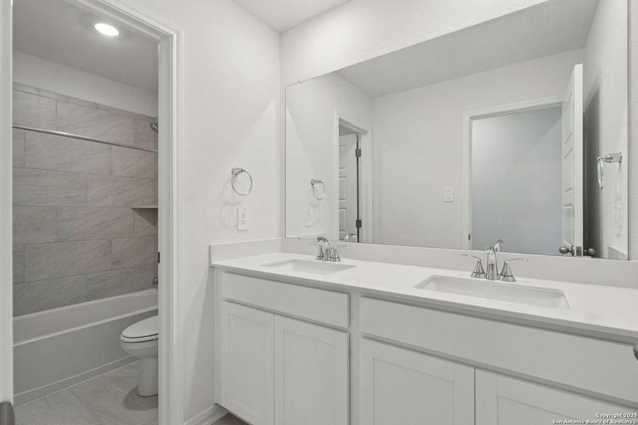 Furnished interior view inside a new home in Royal Crest, San Antonio (Image 12). Furnished interior view inside a new home in Royal Crest, San Antonio (Image 12).