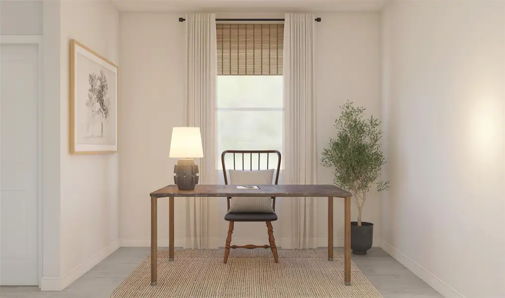 Convenient home office (*Artist rendering used for illustration purposes only.)