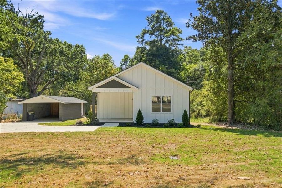 Front exterior of a new home in , Rome, GA, highlighting curb appeal (Image 16).