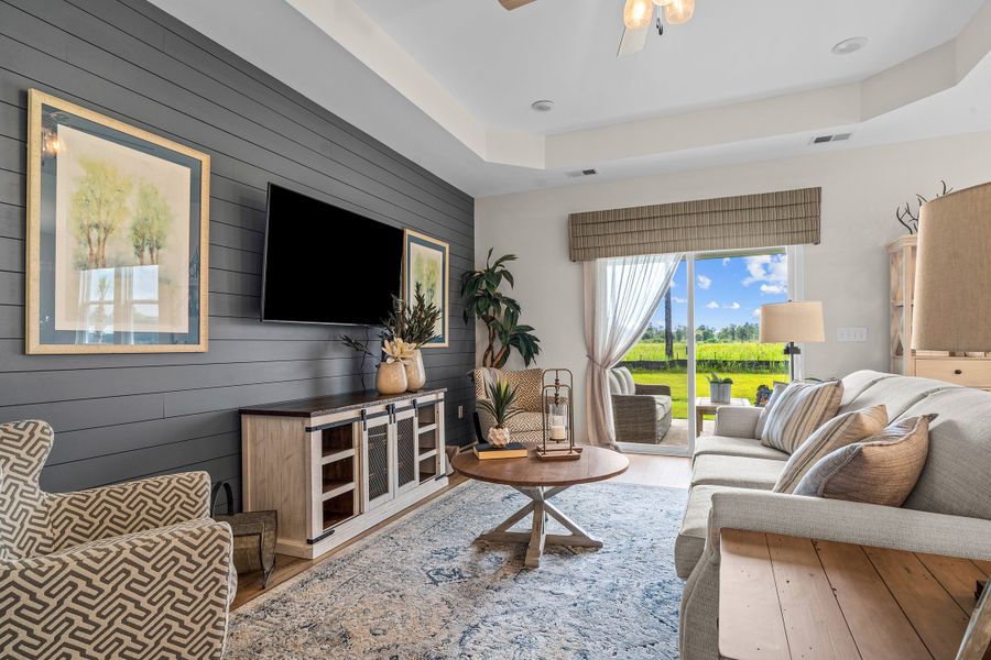 Representative furnished interior of a home built from the The Cherry Grove by Chesapeake Homes in The Willows, Loris (Image 14).