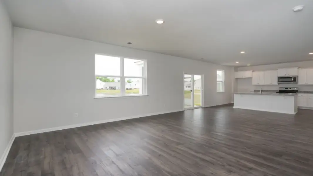 Representative unfurnished interior of a home built from the Arden by D.R. Horton in Caspian Ridge, Richlands (Image 10). Representative unfurnished interior of a home built from the Arden by D.R. Horton in Caspian Ridge, Richlands (Image 10).