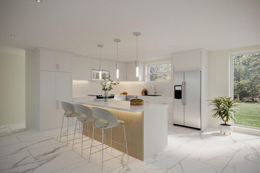 Furnished interior view inside a new home in , Fort Pierce (Image 4).