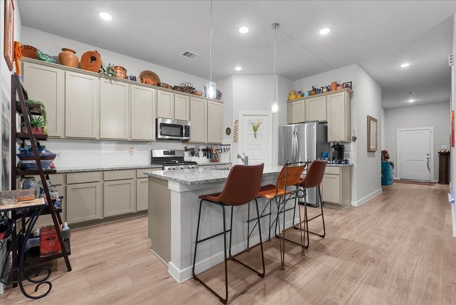 Furnished interior view inside a new home in Mustang Crossing, Alvin (Image 12).