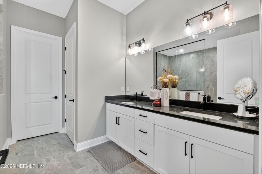 Furnished interior view inside a new home in RiverTown - WaterSong, St. Johns (Image 14).