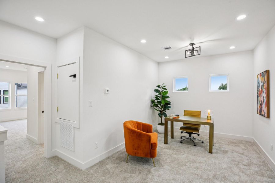 Furnished interior view inside a new home in , Houston (Image 19). Furnished interior view inside a new home in , Houston (Image 19).