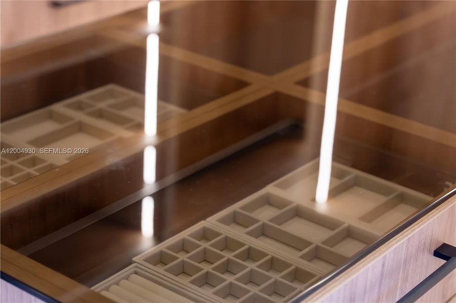 Close-up of interior finishes inside a home in , Miami (Image 23).
