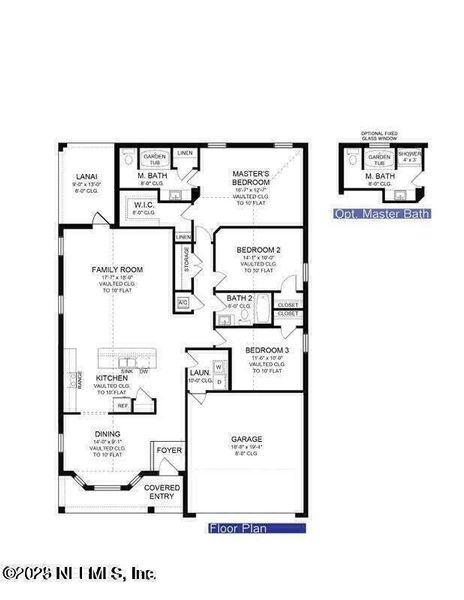 2D floor plan layout of this home in Shadow Crest at Rolling Hills, Green Cove Springs, FL (Image 5). 2D floor plan layout of this home in Shadow Crest at Rolling Hills, Green Cove Springs, FL (Image 5).