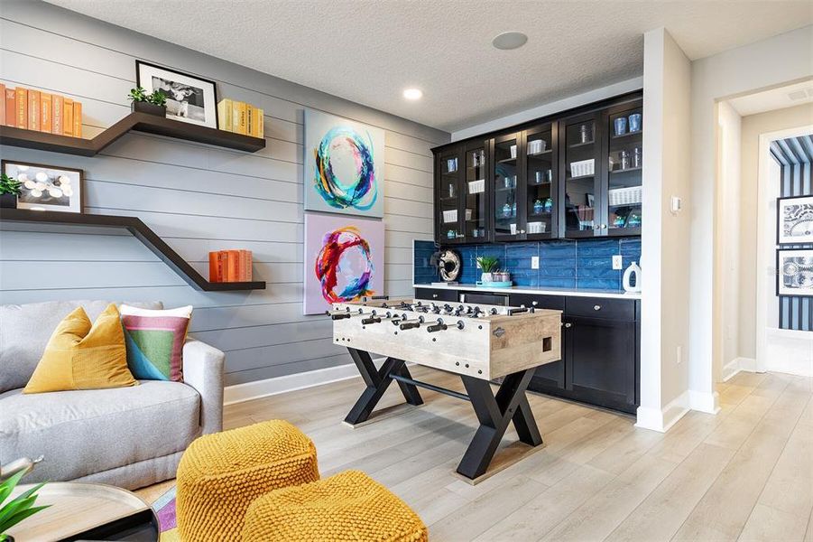 Furnished interior view inside a new home in Emerson Pointe, Apopka (Image 5). Furnished interior view inside a new home in Emerson Pointe, Apopka (Image 5).