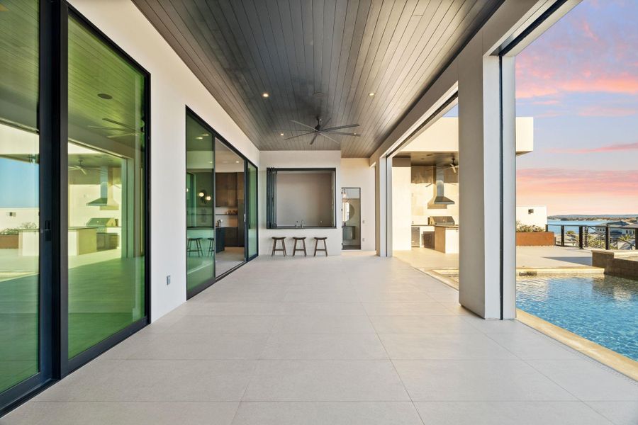Exterior details and patio area of a home in , Horseshoe Bay (Image 24).
