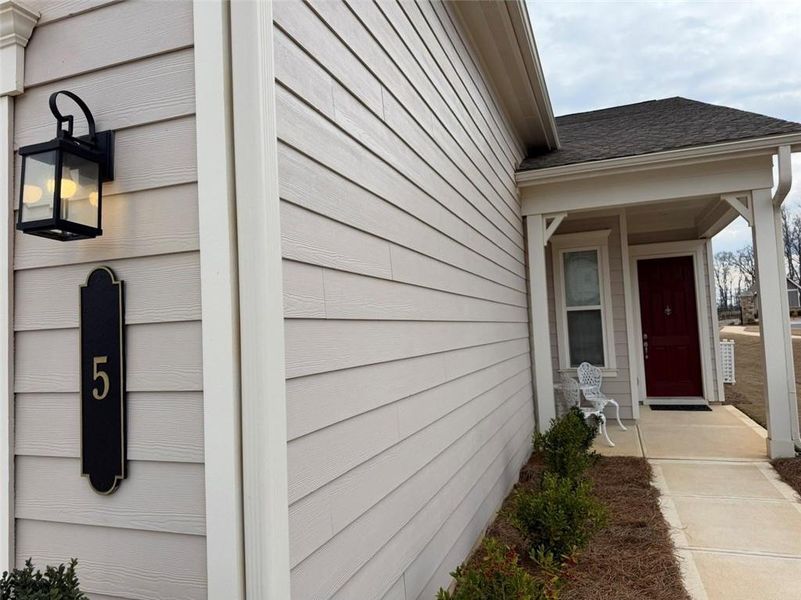 Exterior details and patio area of a home in , Newnan (Image 23).