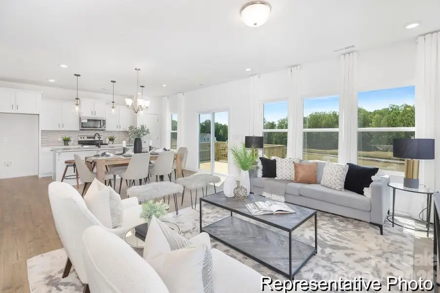 Furnished interior view inside a new home in Kensington, China Grove (Image 6). Furnished interior view inside a new home in Kensington, China Grove (Image 6).