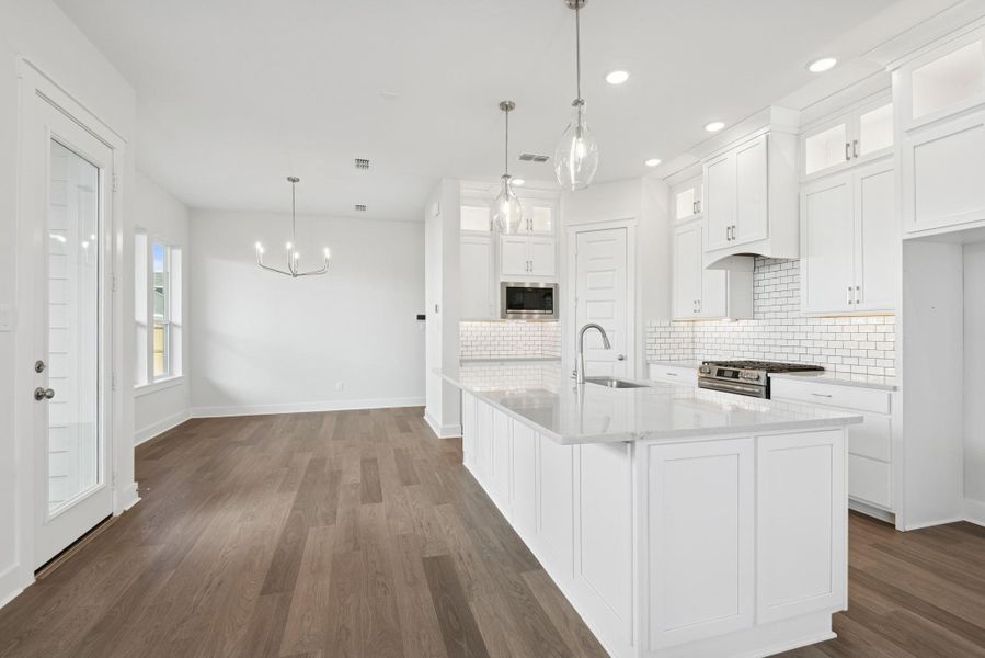 Furnished interior view inside a new home in , Katy (Image 10).