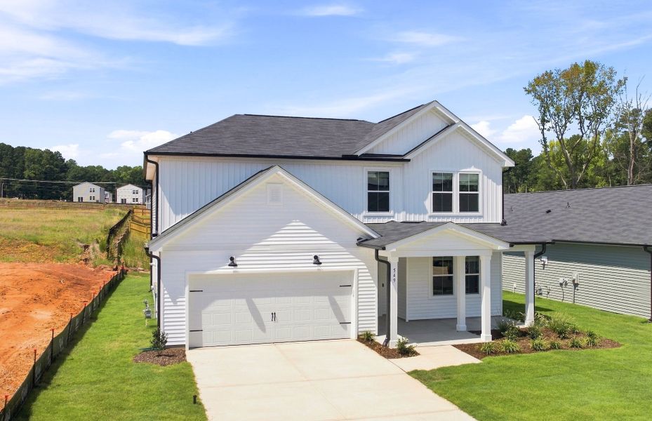 Front exterior of a new home in Westford, Sanford, NC, highlighting curb appeal (Image 27).