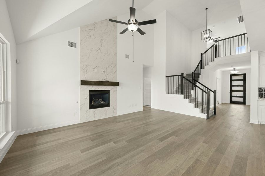 Spacious, unfurnished interior of a new home in Westside Preserve, Midlothian (Image 21).