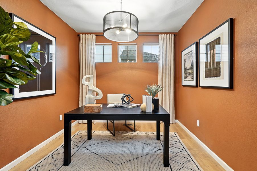 Furnished interior view inside a new home in Parterre, Thornton (Image 7).