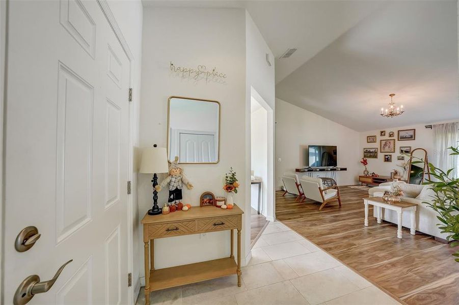 Furnished interior view inside a new home in The Grove At Crystal Beach, Winter Haven (Image 24). Furnished interior view inside a new home in The Grove At Crystal Beach, Winter Haven (Image 24).