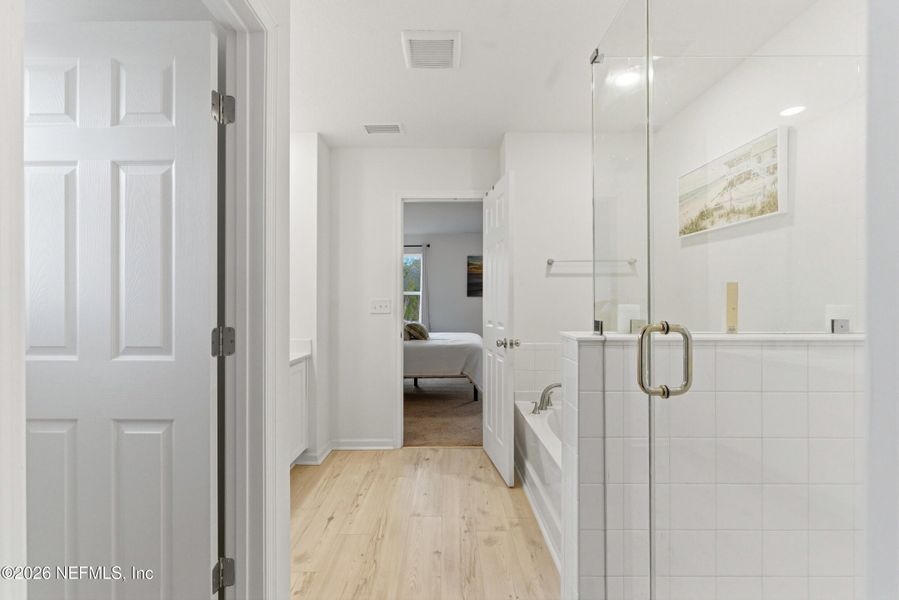 Furnished interior view inside a new home in , St. Johns (Image 31).