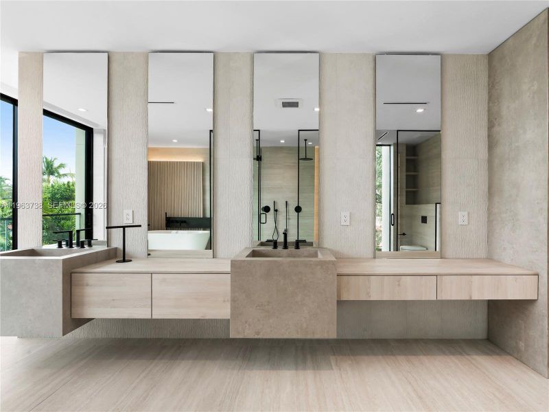 Furnished interior view inside a new home in , Miami (Image 7). Furnished interior view inside a new home in , Miami (Image 7).