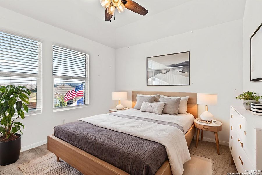 Furnished interior view inside a new home in , Bulverde (Image 19).