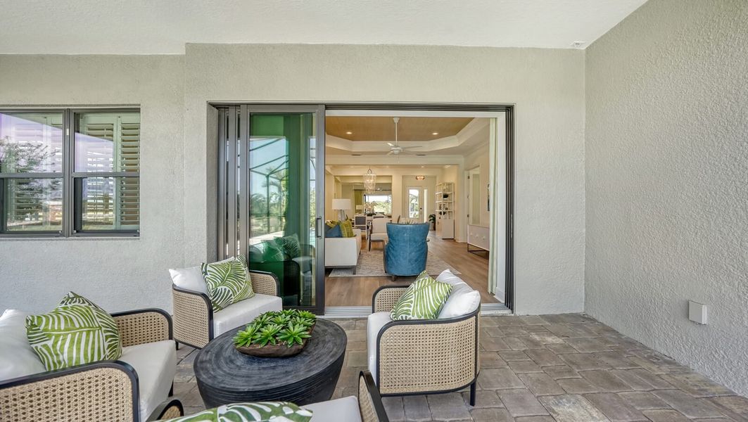 Representative exterior details of a home built from the Endless Summer 4 by Neal Communities in Vistera of Venice, Venice (Image 22).