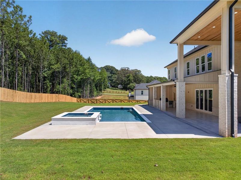 Exterior details and patio area of a home in , Dacula (Image 43).