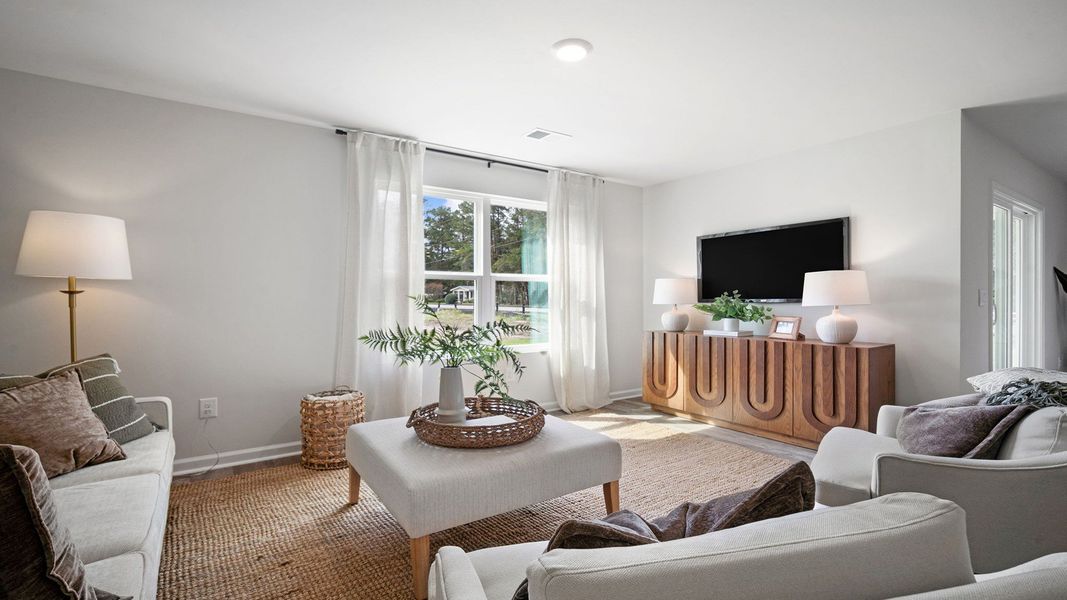 Furnished interior view inside a new home in The Retreat at East Argent, Ridgeland (Image 17). Furnished interior view inside a new home in The Retreat at East Argent, Ridgeland (Image 17).