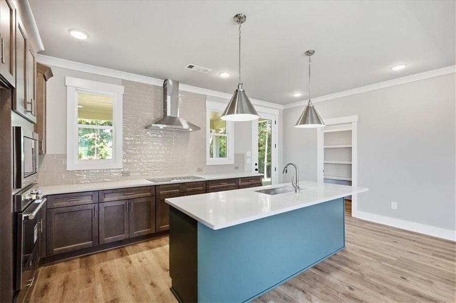 Furnished interior view inside a new home in , Statham (Image 9).