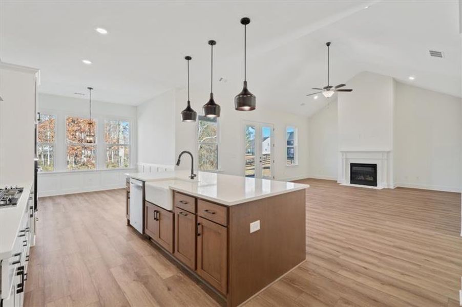 Furnished interior view inside a new home in , Gainesville (Image 6).