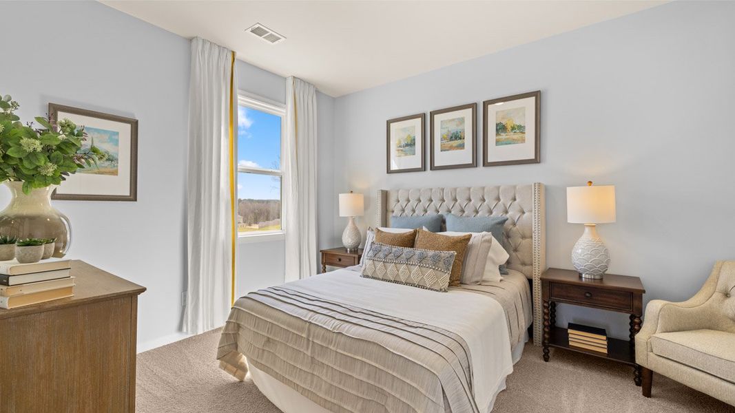 Representative furnished interior of a home built from the Denton by D.R. Horton in Jackson Landing, Jefferson (Image 28).