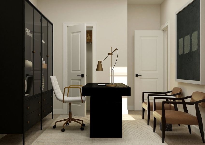 Representative furnished interior of a home built from the Starling by LGI Homes in Canterra Creek, Iowa Colony (Image 3).