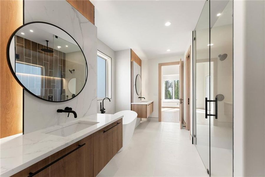 Furnished interior view inside a new home in , Cumming (Image 13).