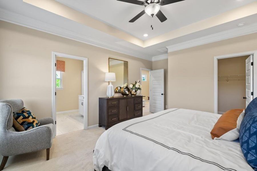 Furnished interior view inside a new home in The Andros, Dalton (Image 22).