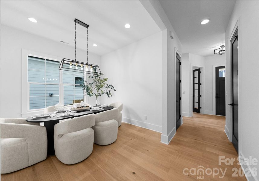 Furnished interior view inside a new home in , Charlotte (Image 7).