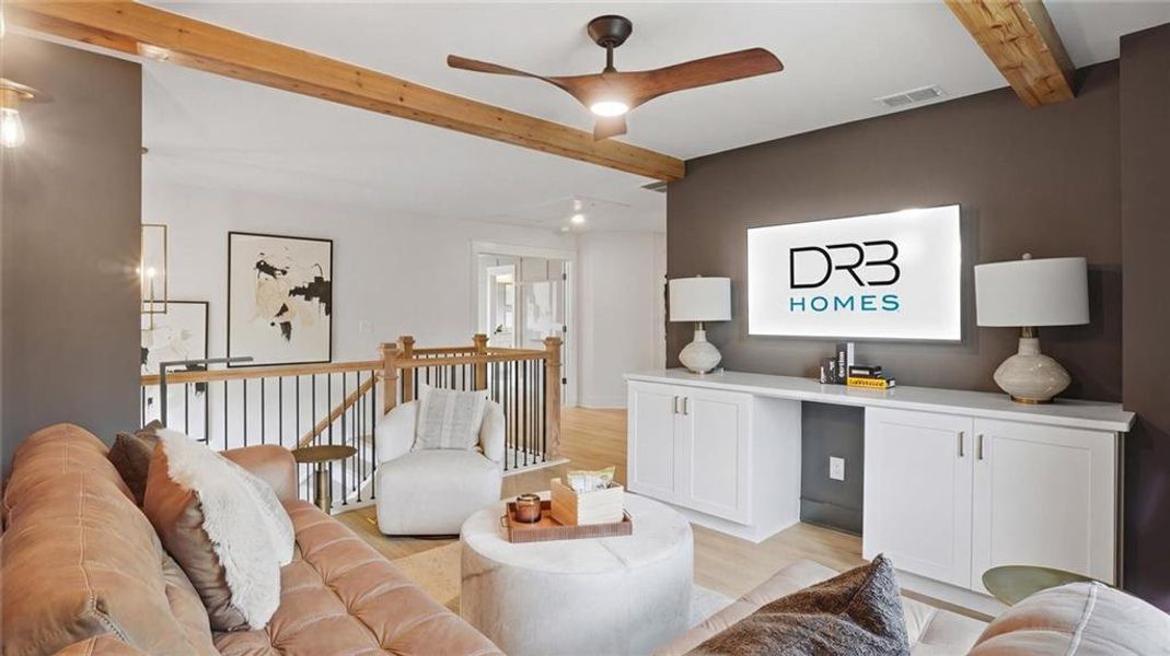 Furnished interior view inside a new home in Brighton, Locust Grove (Image 34).