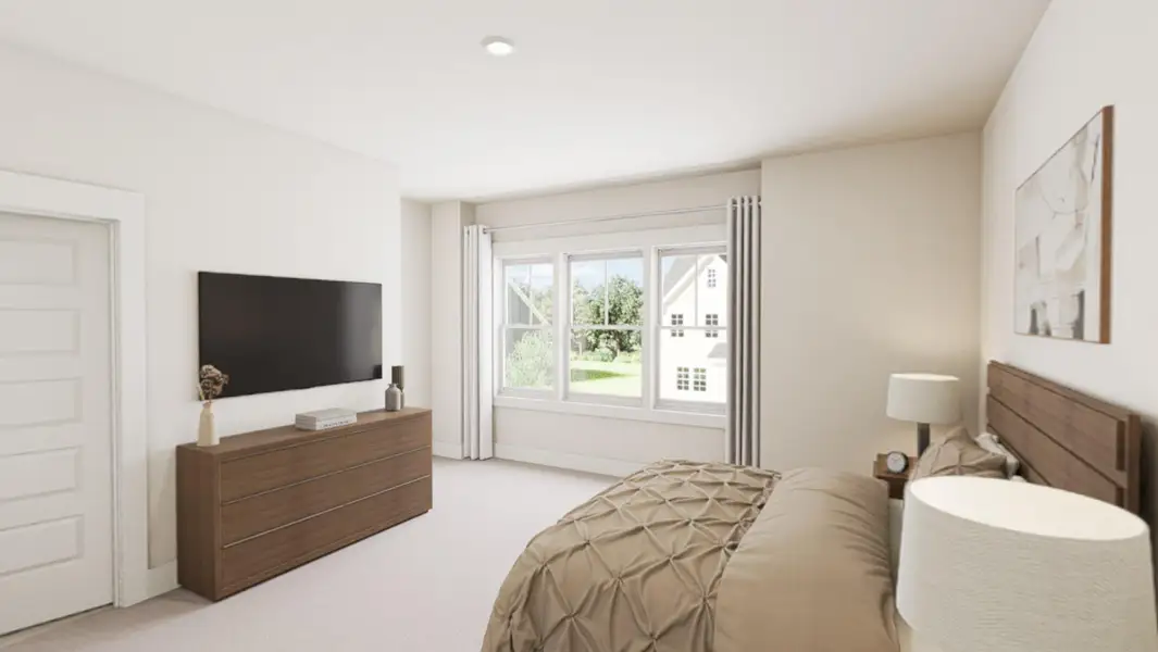 Furnished interior view inside a new home in Golden Gate, High Point (Image 10).