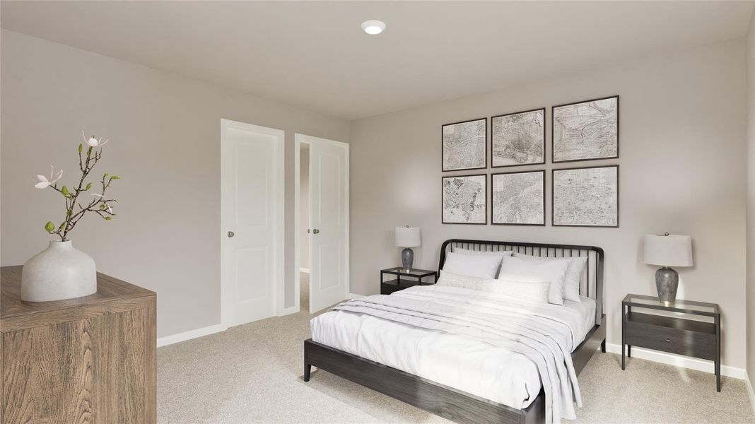 Furnished interior view inside a new home in Magnolia Woods, Magnolia (Image 7). Furnished interior view inside a new home in Magnolia Woods, Magnolia (Image 7).
